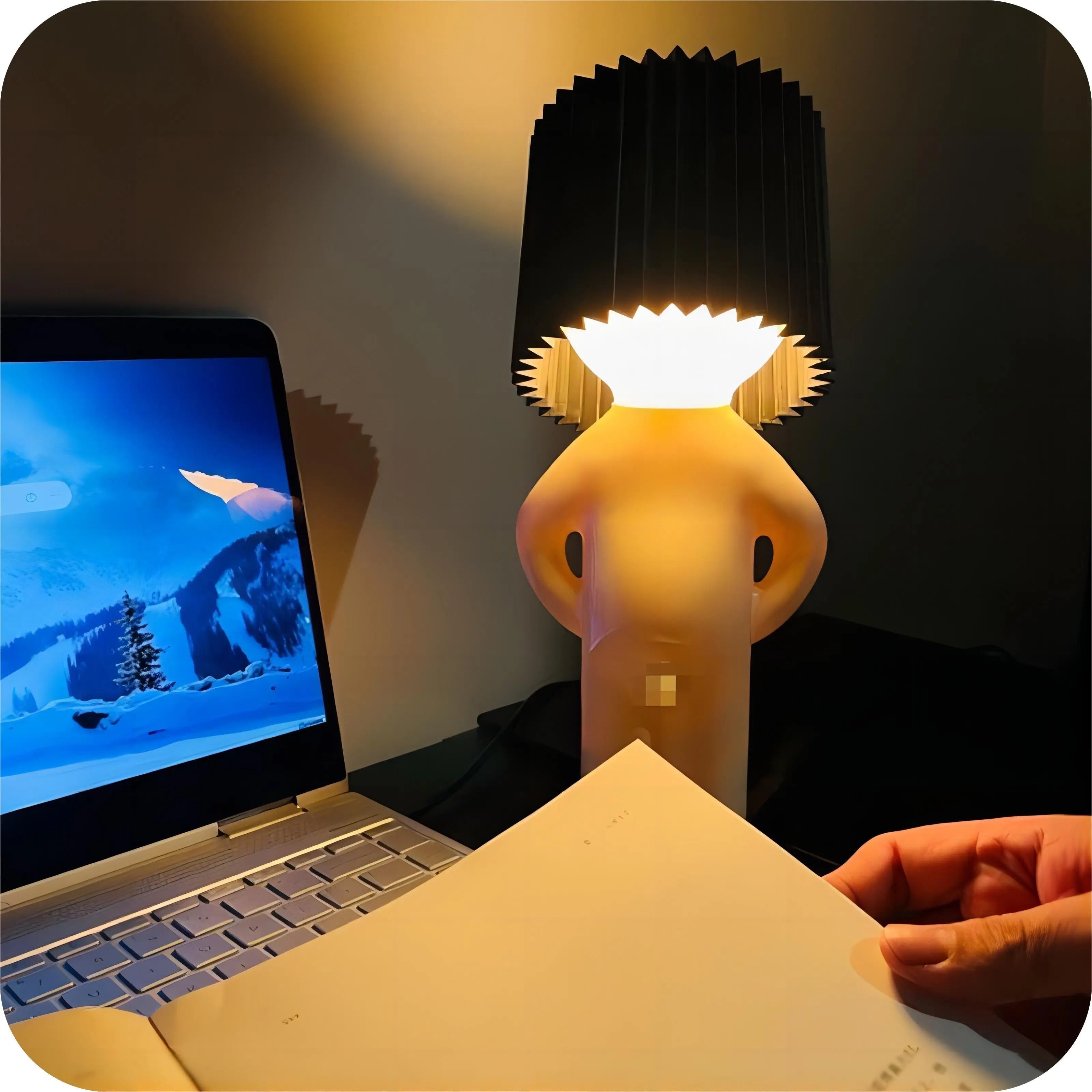 WackyLamp - Speelse Draadloze Lamp | Unieke, Draagbare Verlichting voor Elke Ruimte Livara