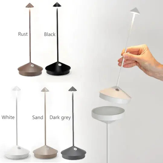 ZenLume LED Tafellamp | Minimalistisch Design, Waterdicht en Dimbaar Snoerloze Verlichting Livara