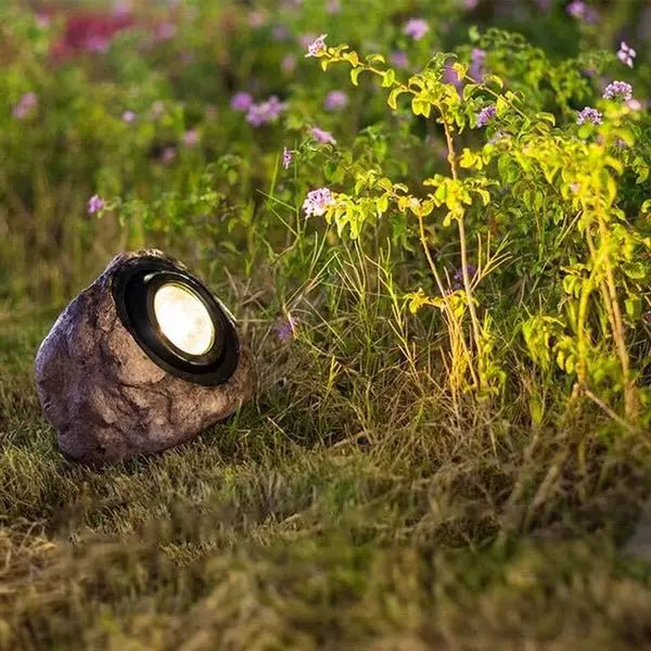 RockyLight – Zonne-energie Lampjes in Stijlvolle Steenvorm Livara