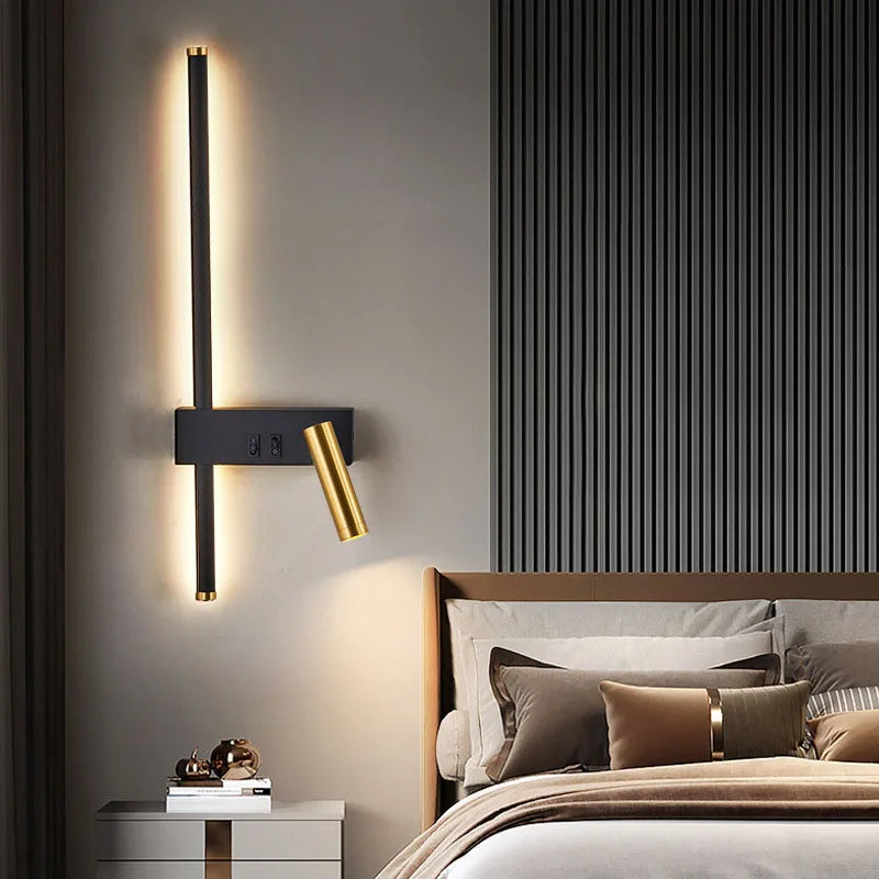 Wandlamp, Minimalistisch Design, Met Schakelaar Livara