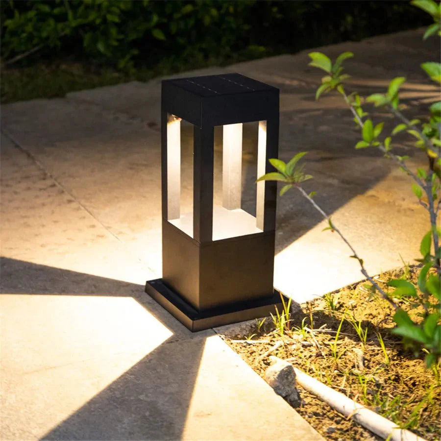 SolarGlow Pillar – Zuillamp op Zonne-energie met Modern Design voor Tuin en Oprit Livara