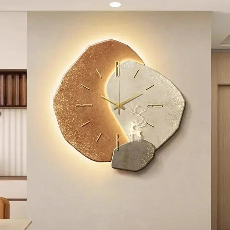 SereneClock – Minimalistische Wandklok voor een Rustgevende Sfeer Livara