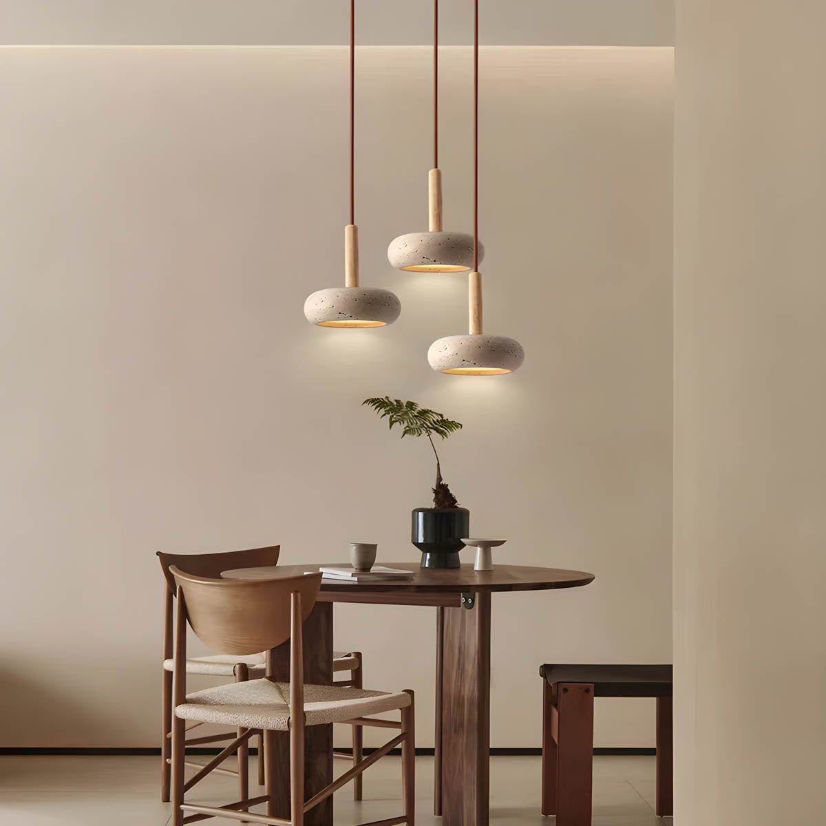 Serena Wabi Sabi Hanglamp – Unieke Designlamp met Organische Vorm voor Woonkamer en Eetkamer Livara