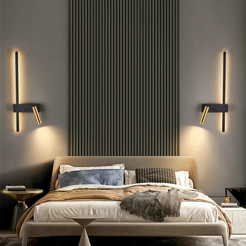 Wandlamp, Minimalistisch Design, Met Schakelaar Livara