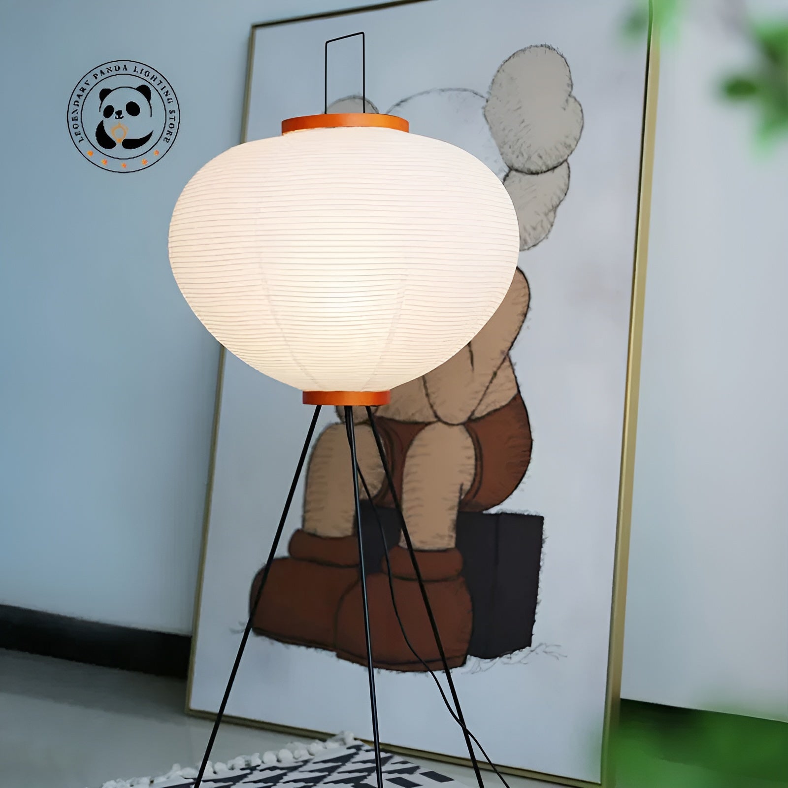 ZenGlow Wabi-Sabi LED Staande Lamp – Uniek Rijstpapier Design voor Sfeervolle Verlichting Livara